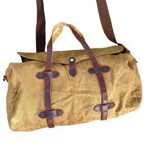 S-ZONE Waxed Canvas Weekender Bag Duffel Messenger Large Bag